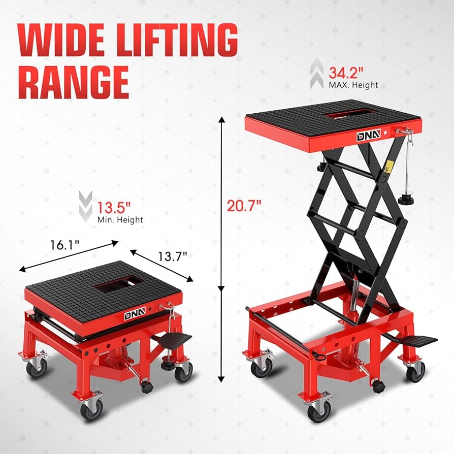 Amazon.com: DNA MOTORING Hydraulic Motorcycle Lift Table